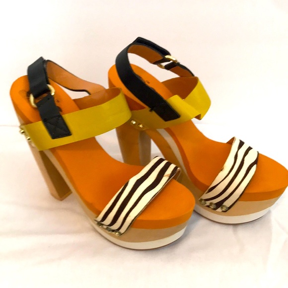 Flogg Platform leopard print sandals - Picture 1 of 5